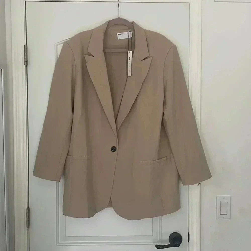 NWT ASOS EDITION Oversized Longline Blazer Sz 12 - Picture 2 of 7
